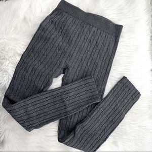Cozy and soft cable knit tights